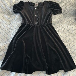 Girls Velveteen Dress